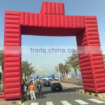 Attractive customized rainbow inflatable arch