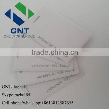 Clamshell pvc card 125khz