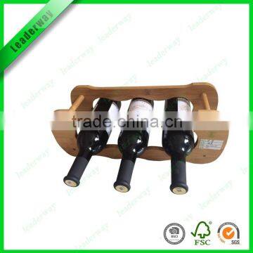 OEM Production BSCI Approved Factory Best Price Bamboo Wine Rack