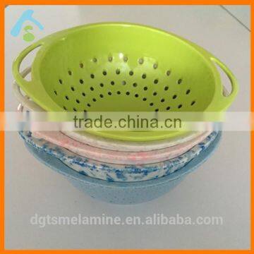 Manufacture Hot Sale Melamine Vegetable Wash Basket in Assorted Color photo-6