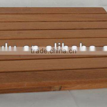 Teak Wooden Shower Room Mat FSC Approved photo-3