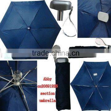 super mini section/fold umbrella with eva case