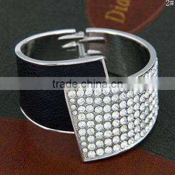 Adjustable Wire Gold Tube Bangle Bracelet Wholesale,artificial American Diamond Jewellery photo-4