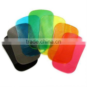 fashion colorul silicone pu gel anti slip pad for car