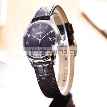 Newest Model Genuine Leather Band Watch Japan Movement Quartz Watch