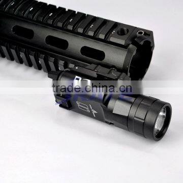 SR-JG-2A 500 Lumen LED white light with picatinney rail tactical Flashlight