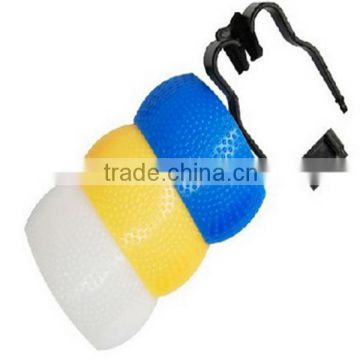 Universal 3 Color Pop-Up Flash Diffuser Cover for Camera