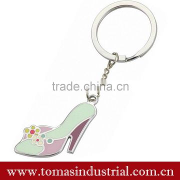 Promotional fashion design mini ladies shoe keychain