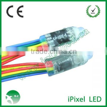 DC5V 0.3W 12mm diffused thin digital RGB LED pixels -ws2801 waterproof IP66