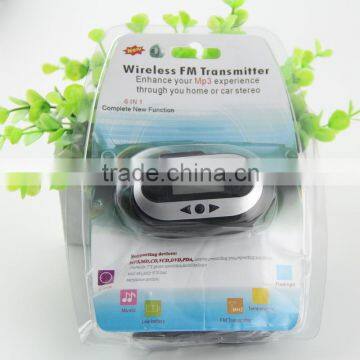 Wireless FM Transmitter, 6 in 1 FM Transmitter With Car Charger, FM Transmitter