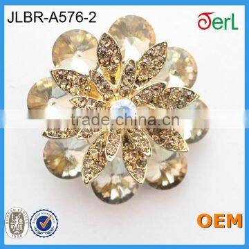 charming initial flower women fashion elegant brooch