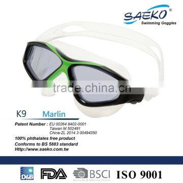 Marlin - New Available Swim Mask Waterproof Wide Vision BS5883 Approved Swimming Goggles