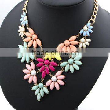 Leaf Flower Vintage Choker Collar Pendant Statement Necklace Women Necklaces & Pendants Fashion Necklaces for Women 2014