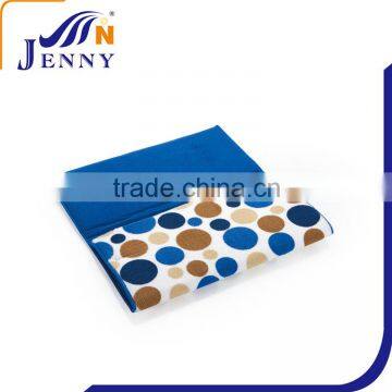 Dark Blue Circle Pattern Competitive Price Microfiber Baking Mat