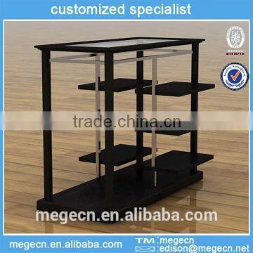 showroom decorative metal wall shelf display shelf