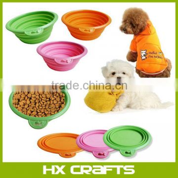 Dog Portable Silicone Pet Expandable/Collapsible Travel Bowl