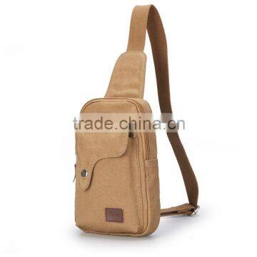 Multifunctional men's canvas shoulder bag for wholesales