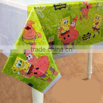 wholesale SpongeBob Table Cover/KIDS PARTY SUPPLIES /Birthday Party Supplies/Birthday Party Products/Spongebob Party Supplies