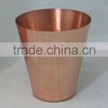 BPA FREE 100% COPPER SMALL SHOT GLASS FOR MOSCOW MULE & VODKA DRINKING GLASS TUMBLER