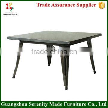 Top sale steel tea table design for coffee shop