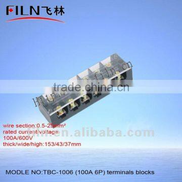 connector terminal block TBC-1006 100A 6P