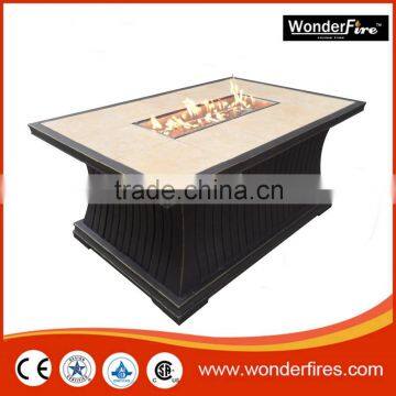 Outdoor fire pit table/patio heater/Fire glass/ball valve