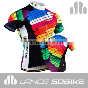 New Style Men's Wholesale Athletic Wear Cycling jersey with Sublimation printing