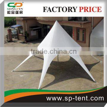 Solid White diameter 10m EX-star tent used in backyard for kids playing