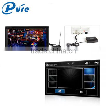 Universal 6.95" double din car dvd with gps car stereo audio multimedia system