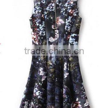 Multicolor Colorful Condole Belt Cross Back Square Neck Dress Summer Dresses for Women photo-3