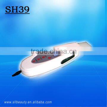 2015 Digital Rechargeable Anion Ultrasonic Ultrasound Facial Skin Peel Skin Scrubber