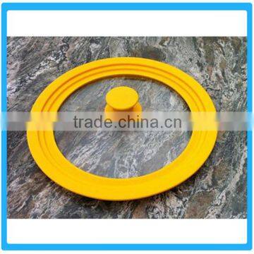 Top Quality Pot Gadgets Silicone Rim Glass Pot Lid Spill Stopper Lid