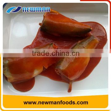 High quality fresh jack mackerel material wholesale bulk canned mackerel