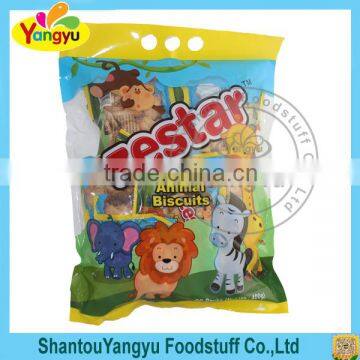 Animal shape cookies snack food