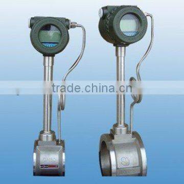 steam turbine flowmeter temperature pressure compensation one-piece vortex street flowmeter