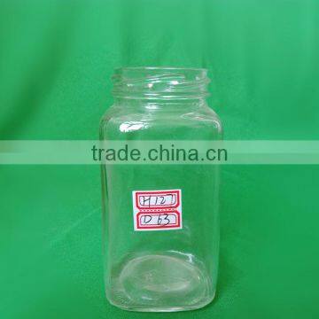 365ml tetrahedral glass jar with screw lid for tomato sauce