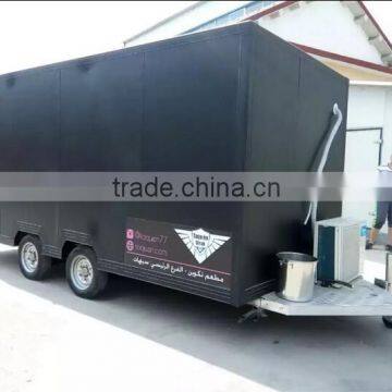 fast snack trailer/fast food carts selling food truck for sale