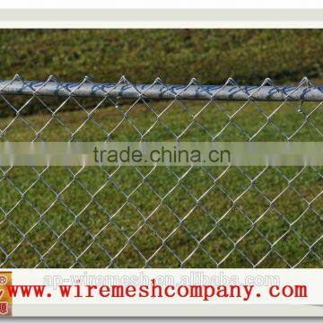China Hot Sale Temporary Construction Chain Link Fence, Chain Link Fence Top Barbed Wire photo-2