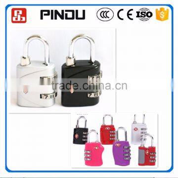 Popular small safety Zinc Alloy password tsa lock