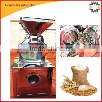 Neweek industrial teeth type grain cereal crushing rice mill machine