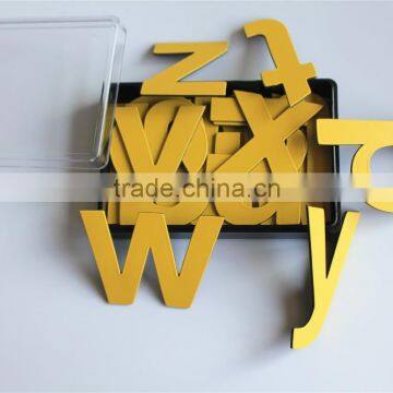 Fridge Decoration Educational Toys Fridge Magnet Solid Color Letters Lowercase Fridge Magnet Letters photo-5