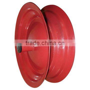 China Wholesale High Quality Many Sizes Rubber Wheel Rim for Low Speed Carts and Other Hand Tools photo-3
