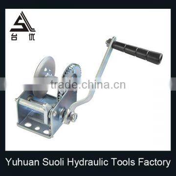 Manufacturing 1200lbs Galvanized Free Fall Auxiliary Winch With Cable photo-6