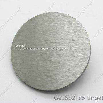 99.99 coating materials Ge2Sb2Te5 sputtering target