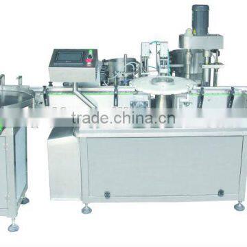 semi or automatic liquid filling and capping machine