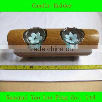 Bamboo Craft Candle Holder photo-5