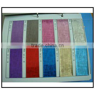 Excellent quality PET transparent holographic film for lamination for book cover