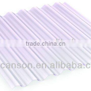 Translucent Polycarbonate Corrugated ROMA Sheet Ideal for Greenhouse (Pearly Green ROMA) photo-3