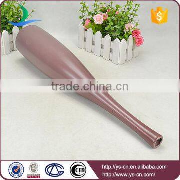 Long Slim Red Ceramic Decorating Vase for Restaurant photo-2