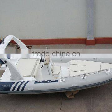 6.0m large rigid inflatable sailing boat